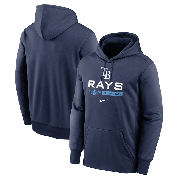 Men's Navy Tampa Bay Rays 2022 Performance Pullover Hoodie